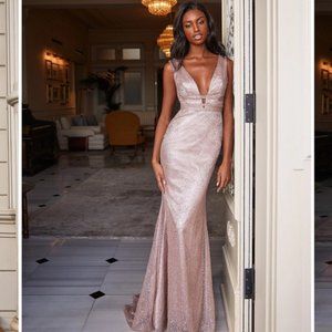 A&N Luxe Sarai Rose Gold